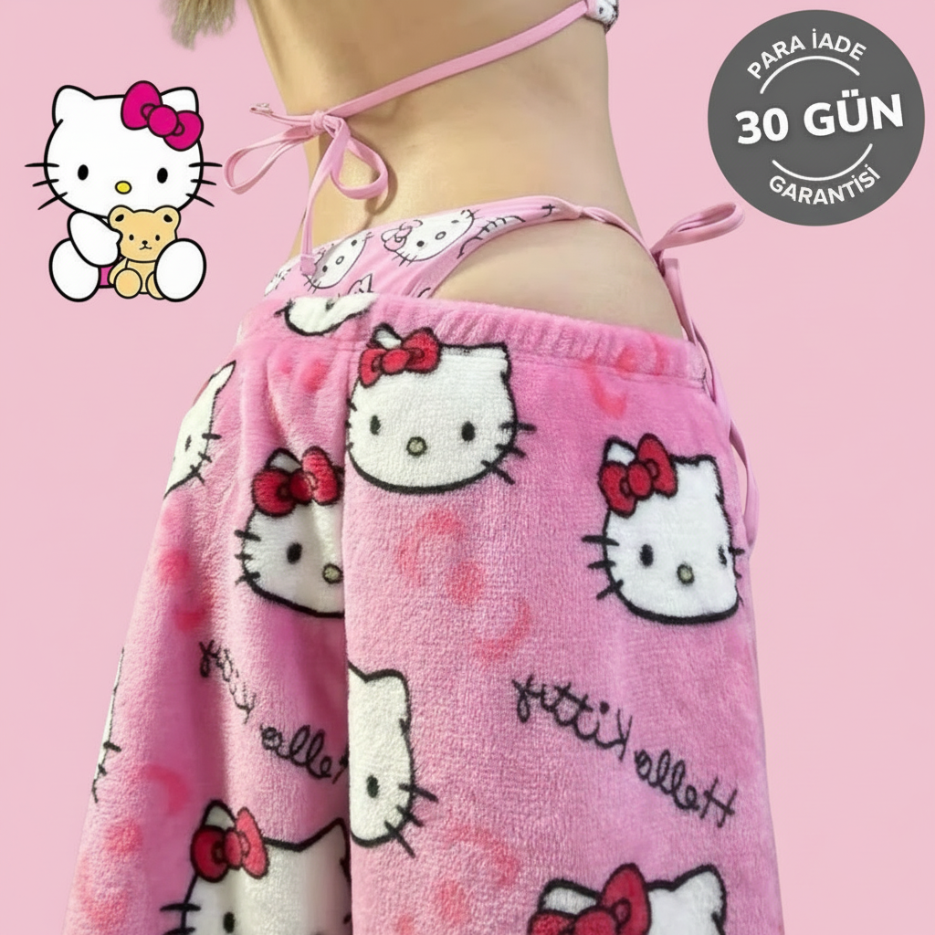 Hello Kitty Peluş Pijama