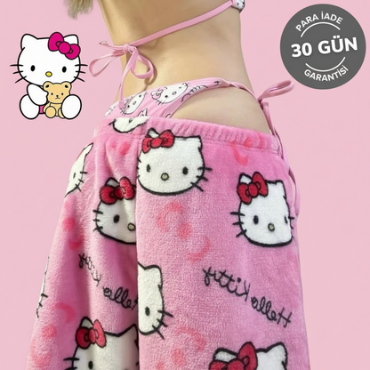 Hello Kitty Peluş Pijama