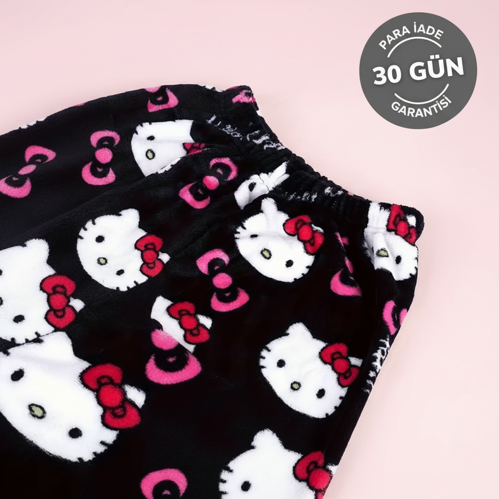 Hello Kitty Peluş Pijama